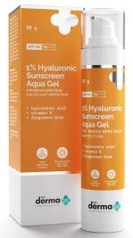 The Derma Co 1% Hyaluronic Sunscreen Aqua Ultra Light Gel